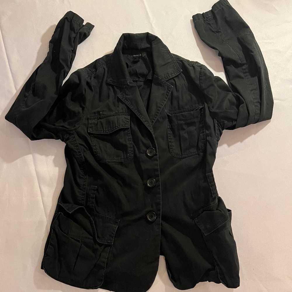Express Spring Jacket — Black — Size: Medium